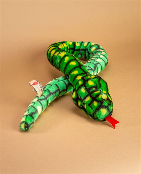 Snazzy Green And Yellow Snake Soft Toy Snake T Idea