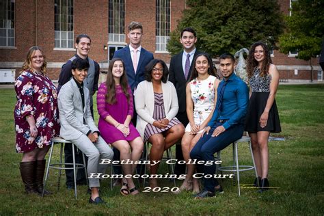 BETHANY COLLEGE ANNOUNCES 2020 HOMECOMING CANDIDATES