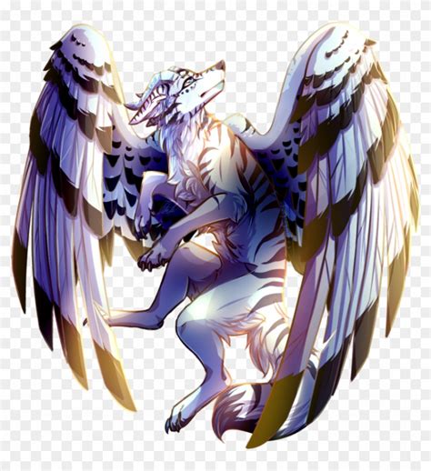 Anime Wolf With Wings Primarily of anthro and monster characters