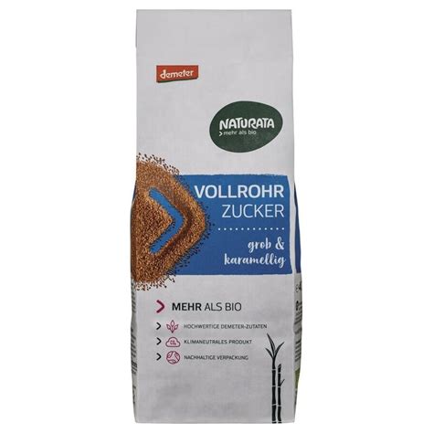 Naturata Vollrohrzucker Bio G Ekomarkt De