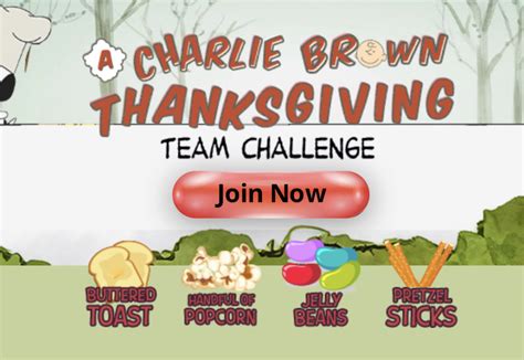 Swagbucks Join The Charlie Brown Thanksgiving Team Challenge For Bonus