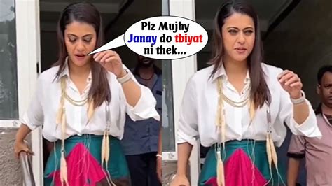 Kajol Devgan S First Media Appearance After Her Divorce With Ajay