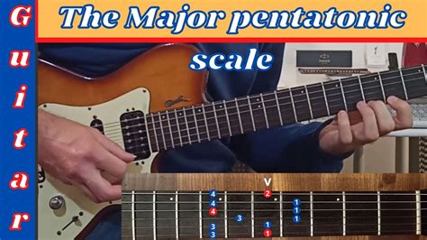 Scale Per Chitarra Pt 4 4 Scala Pentatonica Maggiore Guitar Tutorial