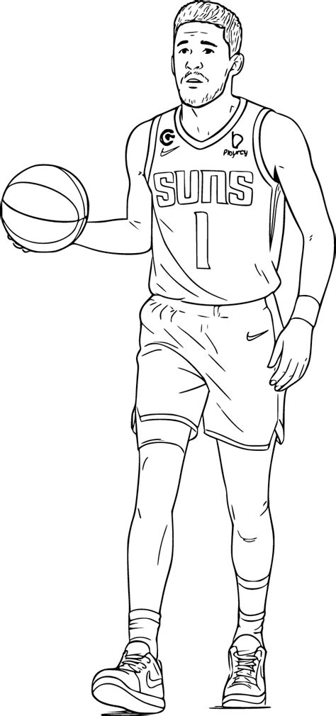 Devin Booker Coloring Pages 100 Free Printable And Fun