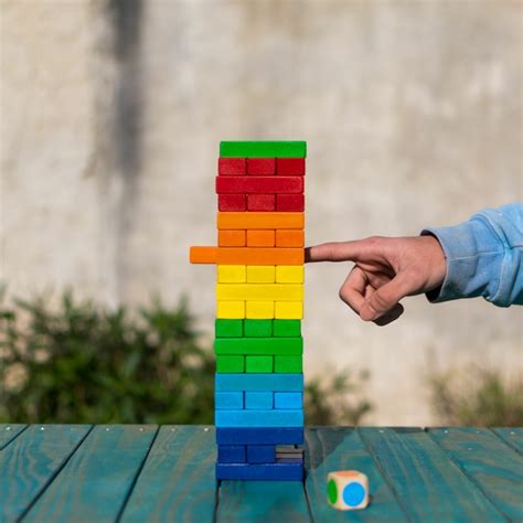 Jenga Colores Comprar En Vuela El Pez Juguetes