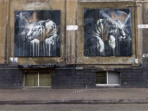 Street Art By Banksy In The Brick Lane Area Of London Pickawall