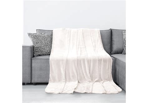 Koc Tyler Cream 220x240 Cm AMELIA HOME CHIC HOME Narzuty Pledy