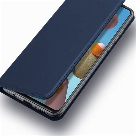 Etui SAMSUNG GALAXY A21S z klapką Dux Ducis skórzane Skin Leather