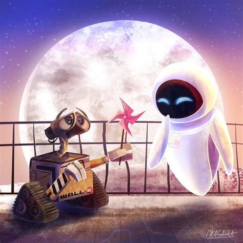 WALL-E & EVE by Okasaira on Newgrounds