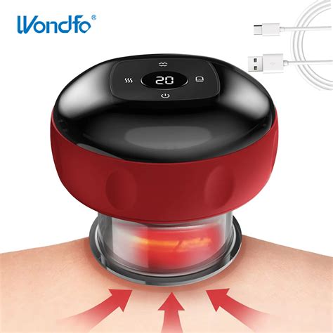 Electric Cupping Therapy Machine 4 In 1 Smart Vacuum Scraping Cupping Set 12 Modes Rechargeable