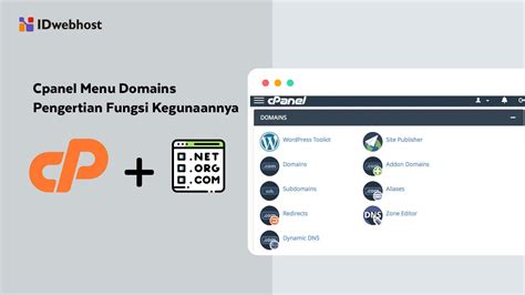 CPanel Menu Domains Pengertian Fungsi Kegunaannya