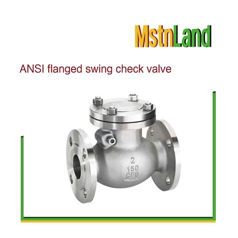 Ansi Flanged Swing Check Valve Stainless Steel Carbon Steel And Swing Check Valve