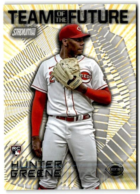 Topps Stadium Club Team Of The Future Red Hunter Greene Rc