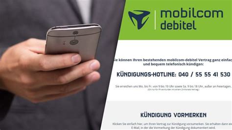 Mobilcom Debitel Vertrag kündigen so geht s CHIP