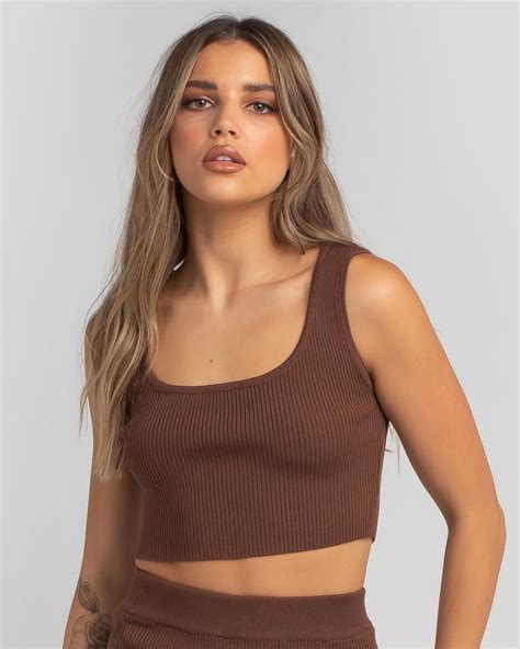 Shop Ava And Ever Shilah Top In Chocolate Fast Shipping And Easy Returns City Beach Australia