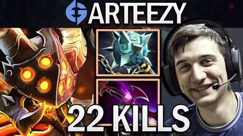 Clinkz Dota 2 Gameplay EG Arteezy With 22 Kills And Silveredge YouTube