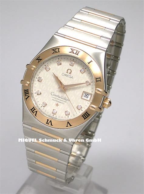 Omega Constellation Automatik Chronometer Aus Stahl Rotgold Mit