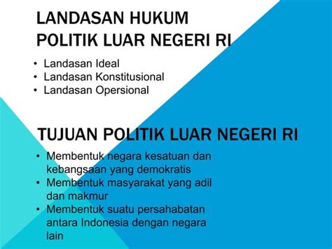 Politik Luar Negeri Republik Indonesia Ppt