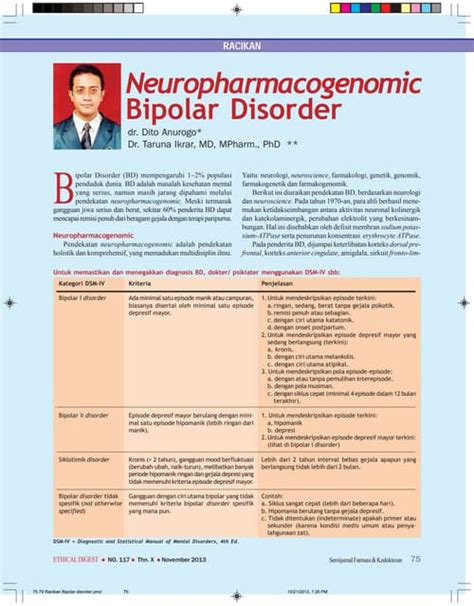 Ethical Digest No 117 Th X Nov 2013 Hlm 75 79 Neuropharmacogenomic