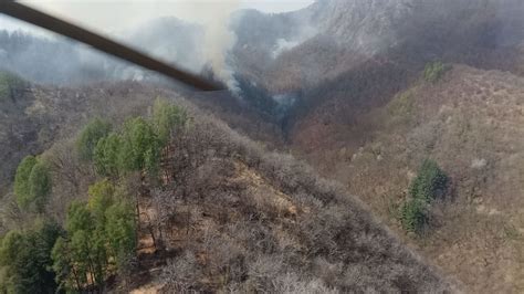 Incendi boschivi permane lo stato di massima pericolosità