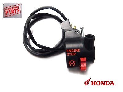 Motorcycle Parts New Genuine Honda Right Stop Kill Switch Housing Many