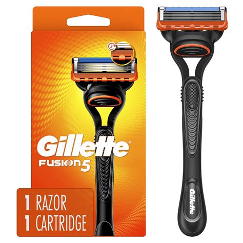 Gillette Fusion5 Razor for Men, Handle + 1 Razor Blade Refill 1 Count ...