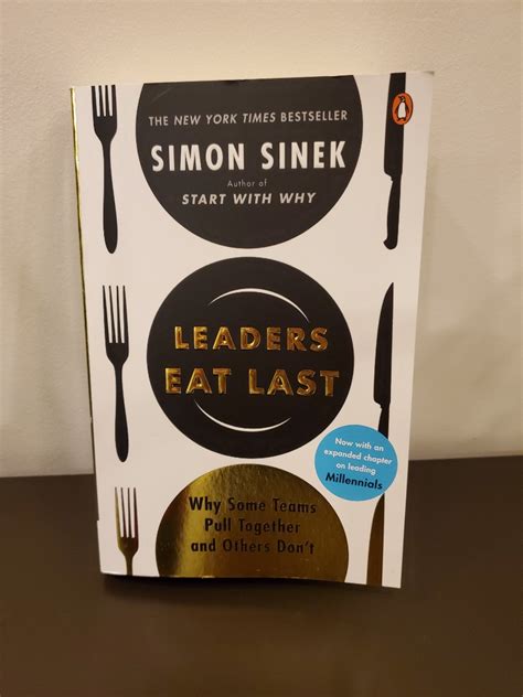 Leaders Eat Last By Simon Sinek Hobbies Toys Books Magazines