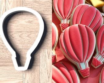 Hot Air Balloon B Cookie Cutter Set Etsy