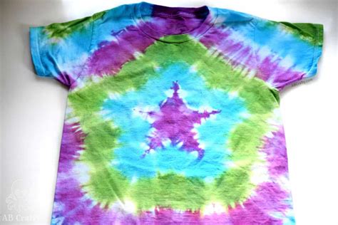 Star Tie Dye Design Easily Make A Tie Dye Star Pattern Ab Crafty