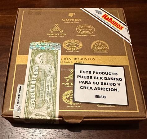 Habanos Robusto Selección Robustos 2018 Selection box of 6 cigars 23007