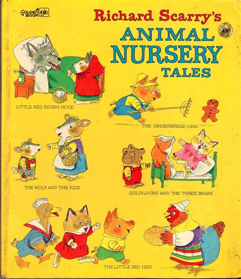 Richard Scarrys Animal Nursery Tales Scarry Richard 9780375837913