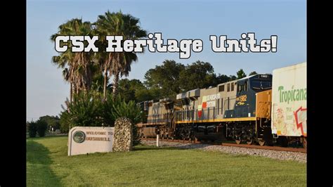 Csx Heritage Unit Compilation Youtube