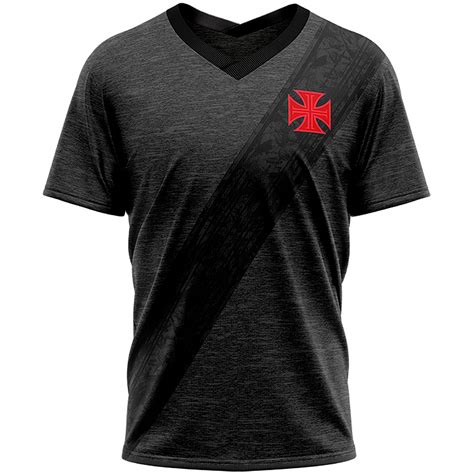 Camiseta Vasco Graphite Lan Amento Masculina