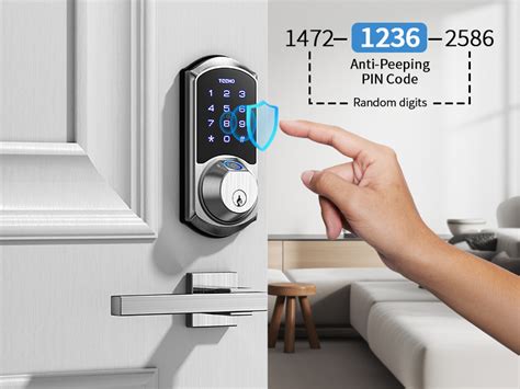 Teeho Te007 Smart Lock Fingerprint Deadbolt 6 In 1 Keyless Entry