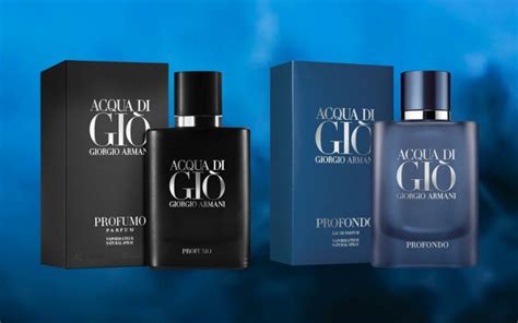 Acqua Di Gio Profumo vs Profondo Comparison