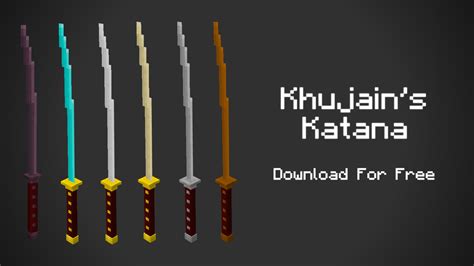 Khujain's Katana Resource Pack Minecraft Texture Pack