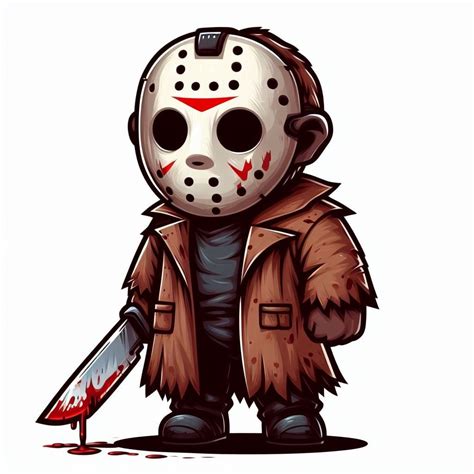 Horror Character Svg Horror Svg Chibi Horror Svg Halloween Svg Cute