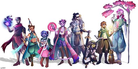 Mighty Nein Line up by tobypng on DeviantArt