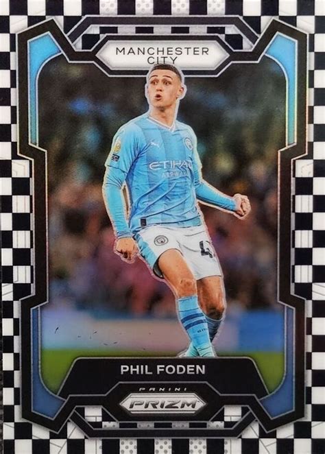 Phil Foden Prizm Premier League Black White Checker Ssp