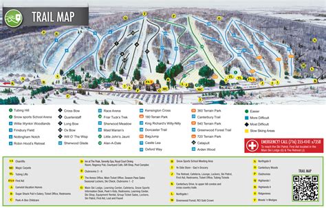 peekn peak trail map onthesnow