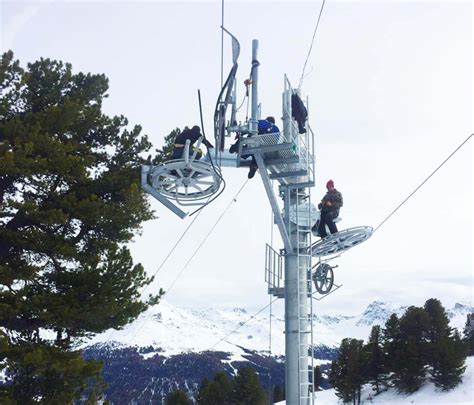 BACO - POMA Ropeway transport in Switzerland