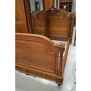 French Walnut Double Bed With Carvings Beds Cots Furniture