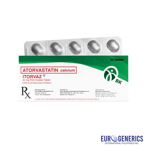 Itorvaz 40 Mg Eurogenerics