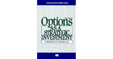 Options As A Strategic Investment By Lawrence G Mcmillan