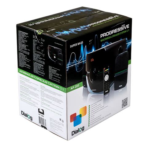 Акустическая система 2.1 с Bluetooth Dialog AP-203