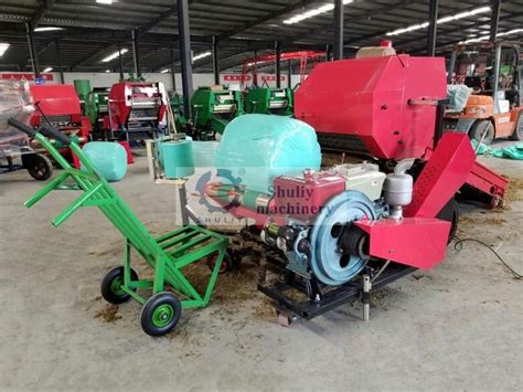 Small Round Silage Baler Machine Hay Baler And Wrapper Machine