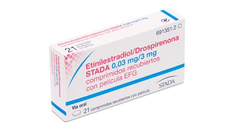 Etinilestradiol Drospirenona Stada Efg 0 03 Mg 3 Mg 3 X 21 Comprimidos