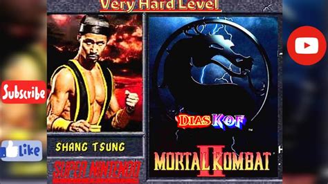 Mortalkombat Snes Very Hard Shang Tsung At Zerar Deixe Seu Tmj