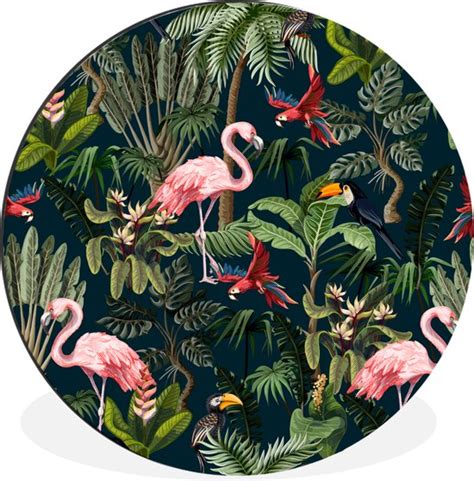 Wallcircle Cercle Mural Cercle Mural Animaux De La Jungle Motif