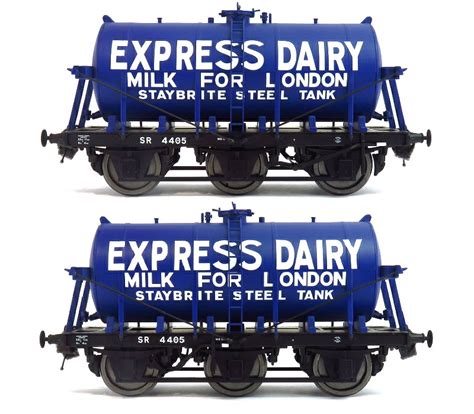 Dapol 7f 031 007 6 Wheel Milk Tank Express Dairy Blue Olivias Trains